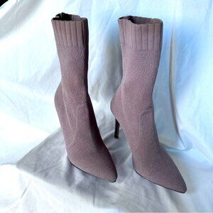 JustFab Booties, Ivy Ankle, Portobello Suede LPN 0297 BRAND NEW IN ORIGINAL BOX